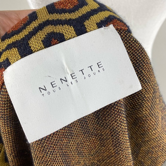 Geometric Patterned Blazer - Multicolor - Picture 5 of 16